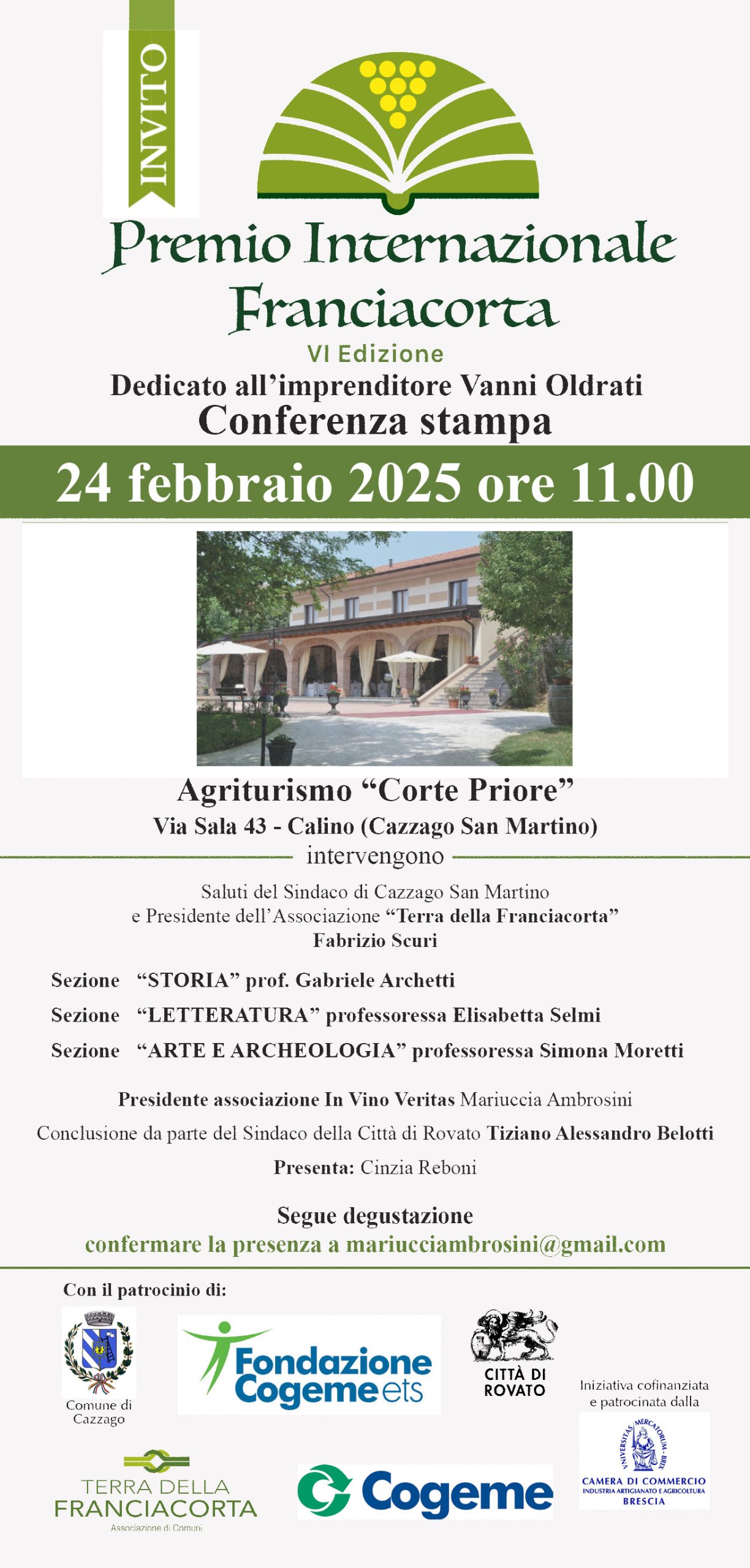 Locandina conferenza stampa 24 febbraio
